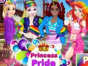 Princess Pride Day Dress Up Game