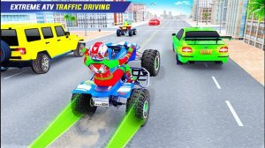 Quad Bike Traffic Racing Mania: ATV Bike Game