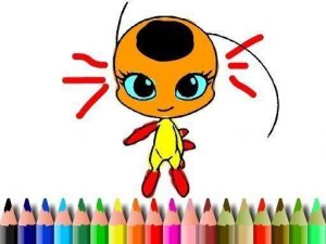 Dotted Girl Coloring Art Game