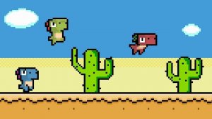 Pixel Dino Run Online Game
