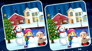 Winter Differences: Spot The Difference Puzzle Game