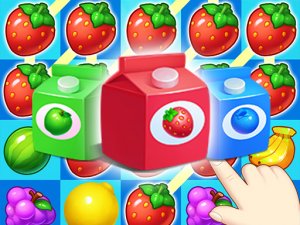 Fruit Milk Match 3 Puzzle